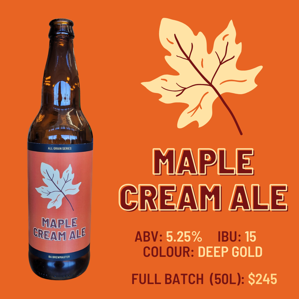 Maple Cream Ale BA Brewmaster