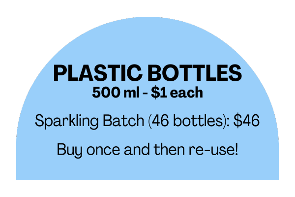 plastic bottles Sparkling